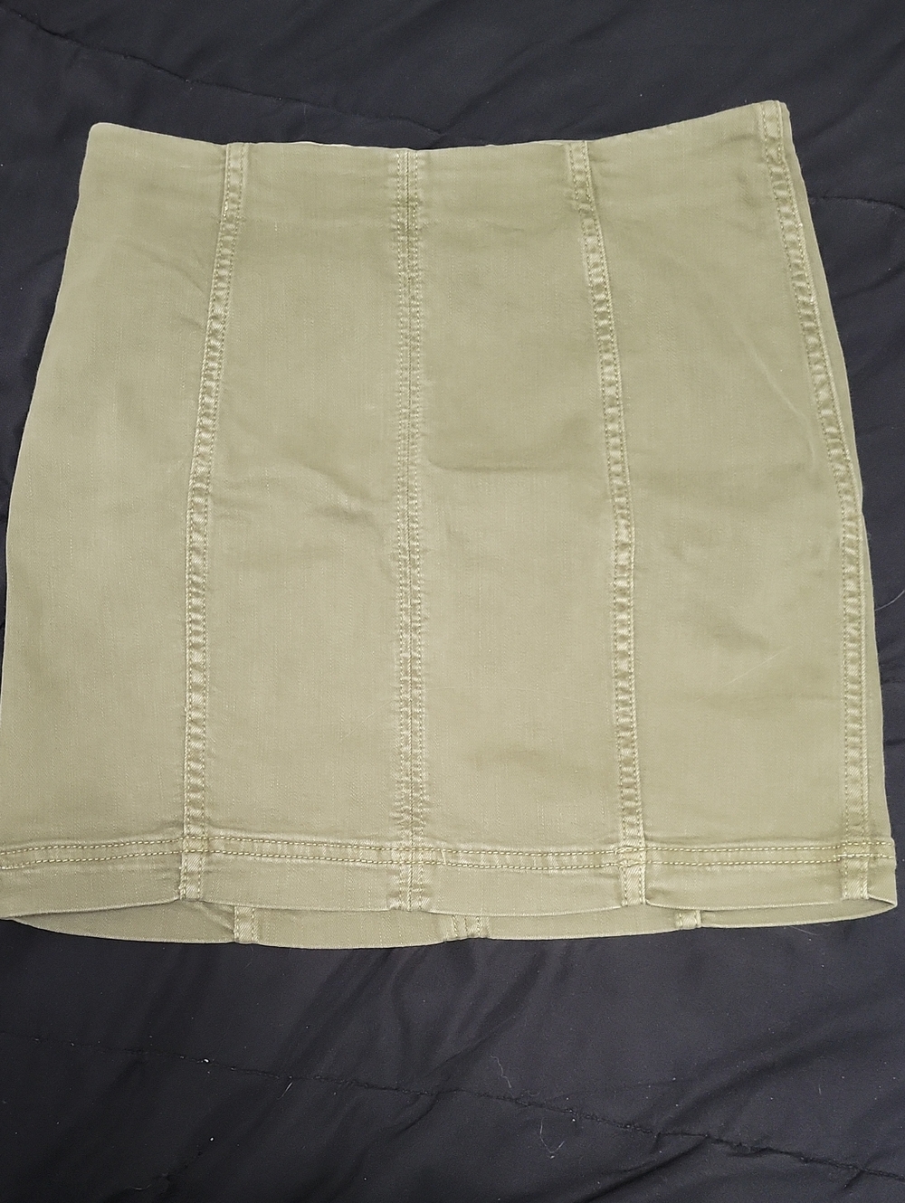 Free People Size 2 Modern Femme Mini Skirt In Green